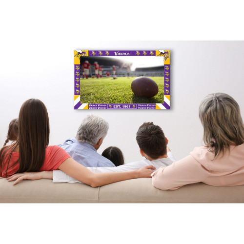 175-1007, Minnesota, MN, Vikings, Big, Game, TV, Frame, FREE SHIPPING