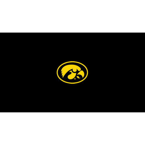 720801524184, 52-4018, 52-4018-8, 52-4018-9, Iowa, Hawkeyes, Billiard, Pool, Felt,  Cloth, 7', 8', 9', Multiple Sizes