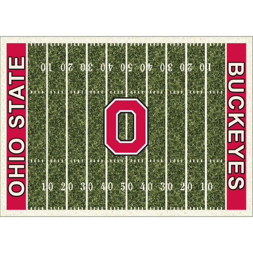 520-3015, Ohio State, OS, Buckeyes, 4'x6,' Homefield, Rug, FREE SHIPPING, Football, NCAA, Imperial