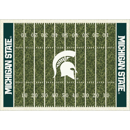 520-3016, Michigan State, MI, ST, Spartans, 4'x6,' Homefield, Rug, FREE SHIPPING, Football, NCAA, Imperial