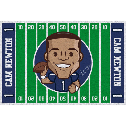 520-5058, Cam Newton, 4'x6' Players, Homefield, Stainmaster, Area Rug, FREE SHIPPING, Carolina, Packers, QB, Quarterback,' NFL,IMPERIAL, 720801913520