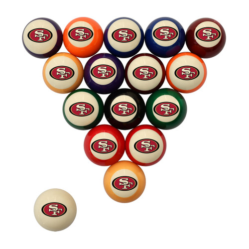 560-1005, San Francisco, 49ers, San Fran, SF, Retro, Billiard,Ball, Set, FREE SHIPPING, NFL, Pool, Imperial