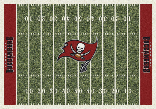 520-5009, Tampa Bay, Buccaneers,TB, Bucs, 4'x6', Homefield, Rug, Stainmaster. NFL, Imperial