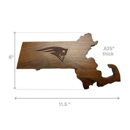 720801105710, 596-1011, New England, Pats, Patriots, NEP, Wood, Wooden, Magnetic,  Keyholder, Key, Rack, NFL, Imperial