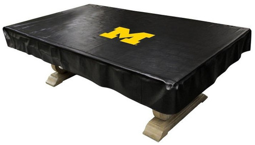 80-4009, MI, Michigan, Wolverines, 8-ft, Deluxe. Billiard, Pool, Table, Cover, FREE SHIPPING, MLB, Imperial, 720801804095