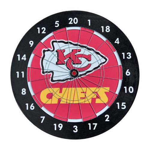 Kansas City Chiefs 18" Dartboard Gift Set