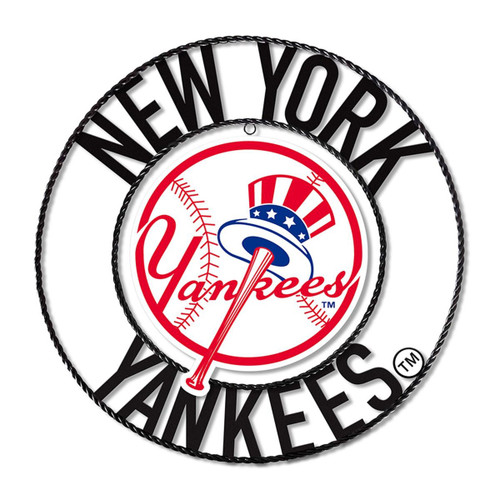 New York Yankees, NYY, 24", WI, Wrought Iron, Wall Art, 584-2001, Imperial, MLB, 720801132730