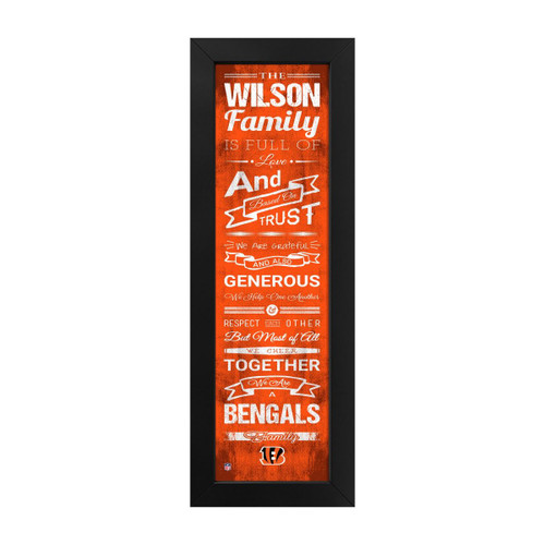 Cincinnati, Bengals, Family, Cheer, Custom, Print, NFL, Wall Art, Free Shipping, 720801135380
