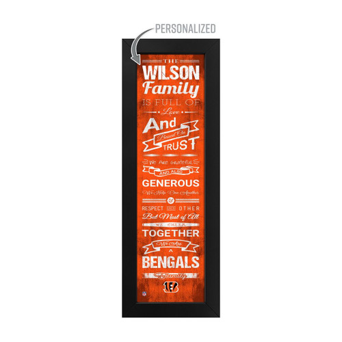 Cincinnati, Bengals, Family, Cheer, Custom, Print, NFL, Wall Art, Free Shipping, 720801135380
