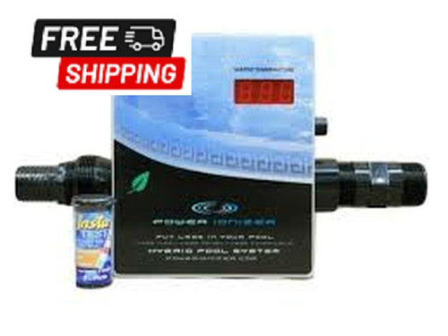 444301, Power Ionizer, ionizer, chlorine free,  Main Access, low salt, free shipping. above ground, swimming pool, soft water, mineral