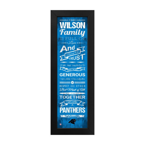 Carolina, Panthers, Family, Cheer, Custom, Print, 720801135328, NFL, Free Shipping, Wall Art, 