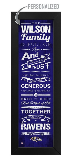 Baltimore, Ravens, Family, Cheer, Custom, Print, 720801135403, Free Shipping, NFL, Wall Art, 
