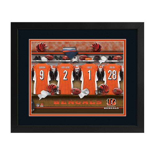 Cincinnati, Bengals, Locker, Room, Custom, Print, 720801135991, NFL, Free Shipping, Wall Art,  
   