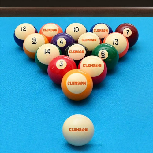 Clemson Tigers, Retro, Billiard, Pool,  Imperial, Ball, Set, 560-3043, 720801316208