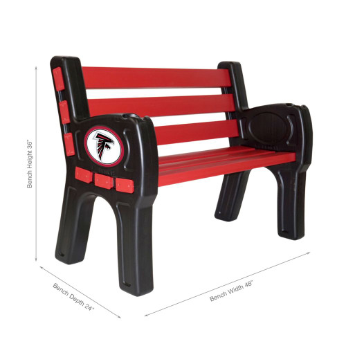 Atlanta, Atl, Falcons, 4', Park, Bench, 188-1030, Imperial, NFL