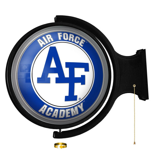 Air Force, Academy, Falcons, Original, Round, Rotating, Spinning, LED, electric, Lighted Wall Sign, NCAIRF-115-01,  The Fan-Brand, 687747755273
