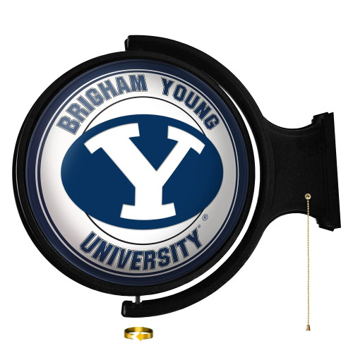 BYU, Cougars, Original, Round, Rotating, Lighted, Wall, Sign, 689481028903
