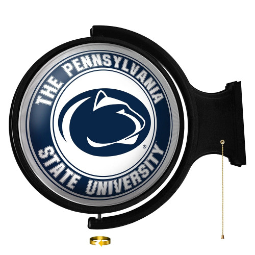 Penn, State, Nittany, Lions, Original, Round, Rotating, Lighted, Wall, Sign, LED, Fan, Brand, 689481023298

