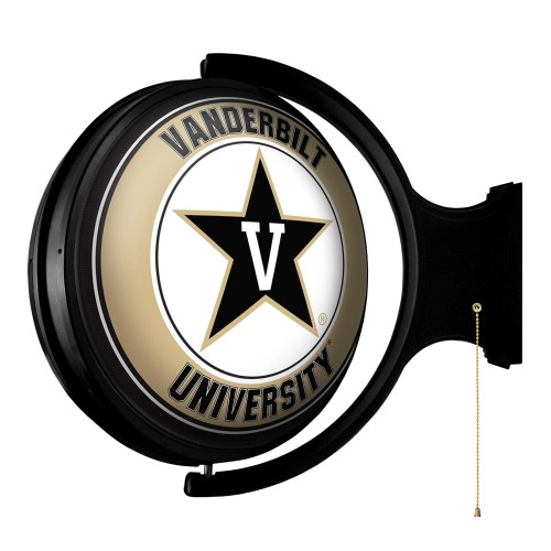 Vanderbilt, Commodores, Original, Round, Rotating, Lighted, Wall, Sign, LED, Fan, Brand, 689481023793
