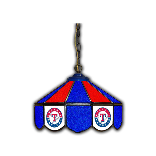 Texas, Rangers, 14", Stained, Glass, Pub, Light, MLB, Imperial, 720801332208