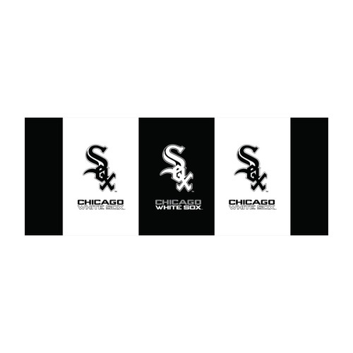 Chicago, Chi, White, Sox, CHIC, Whitesox, Chrome,19", Lamp, USB, Desk, Table, MLB, Imperial, 720801008493