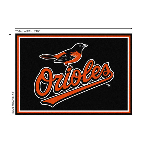 569-2014, BAL, Baltimore, Orioles, BALT, 3x4, Area, Rug, MLB, Imperial, Billiards, 720801131702