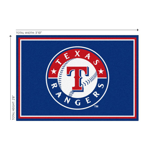 569-2020, TEX, Texas, Rangers, 3x4, Area, Rug, MLB, Imperial, Billiards, 720801131764