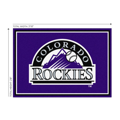 569-2023, COL, Colorado, Rockies, 3x4, Area, Rug, MLB, Imperial, Billiards, 720801131795