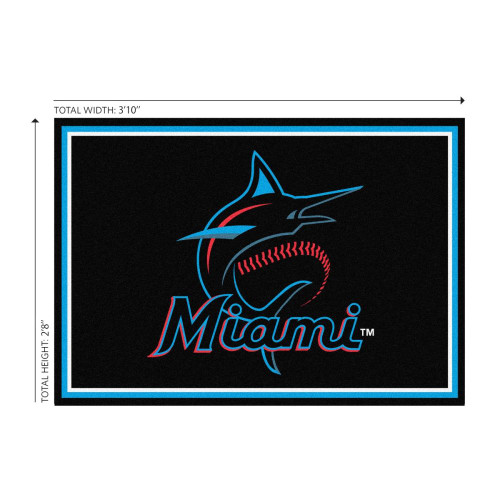 Miami Marlins: Standard Pool Table Light B Version, MBMARLINS