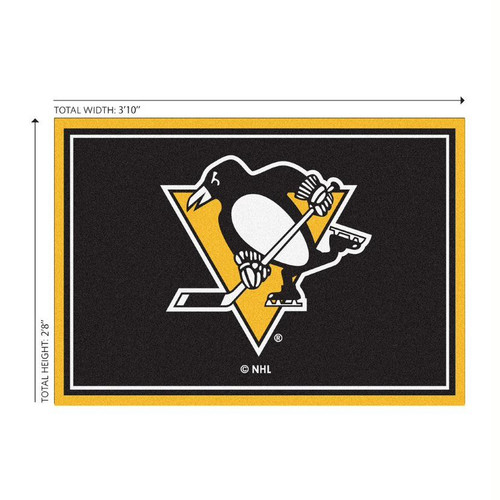 Pitt, Pittsburgh, Penguins, 3x4, Area, Rug, 569-4031, NHL, Imperial, 720801132198