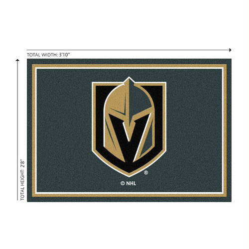 Vegas, Las, LV, Golden, Knights, 3x4, Area, Rug, 569-4032, NHL, Imperial, 720801131566