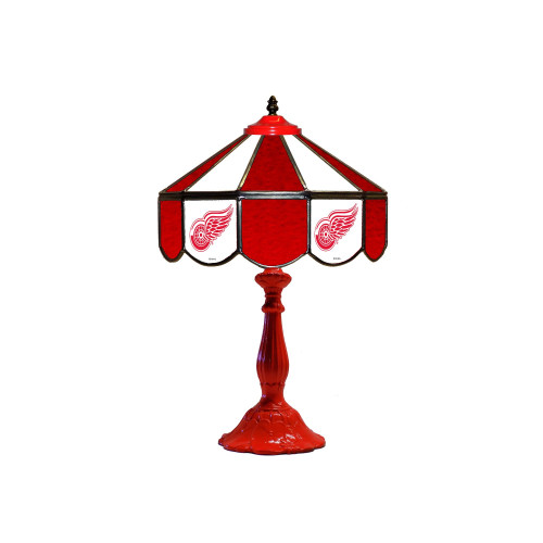 DET, Detroit, Red Wings, 21", Glass, Table, Lamp, 459-4005, NHL, Imperial, 720801041056