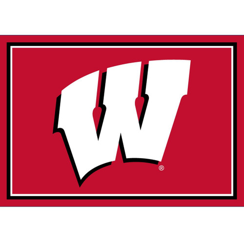 WI, Wisconsin, Badgers, 3x4, Entry, Rug, 569-3013, Imperial, NCAA, 720801131955