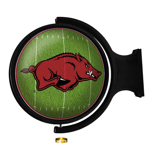 Arkansas, AR, ARK, Razorbacks, On the 50, Football, Rotating, Spinning, Lighted, Wall, Sign, The Fan Brand, NCAA, NCARKR-115-22, 689481026688