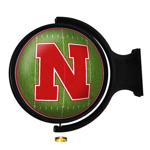 Nebraska, Cornhuskers, On the 50, Football, Rotating, Spinning, Lighted, Wall, Sign, The Fan Brand, NCAA, NCNEBR-115-22, 689481027807