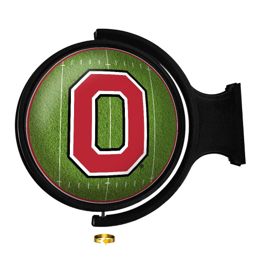 OSU, OH, Ohio, State, St, Buckeyes, On the 50, Football, Rotating, Spinning, Lighted, Wall, Sign, The Fan Brand, NCAA, NCOHST-115-22, 689481027883