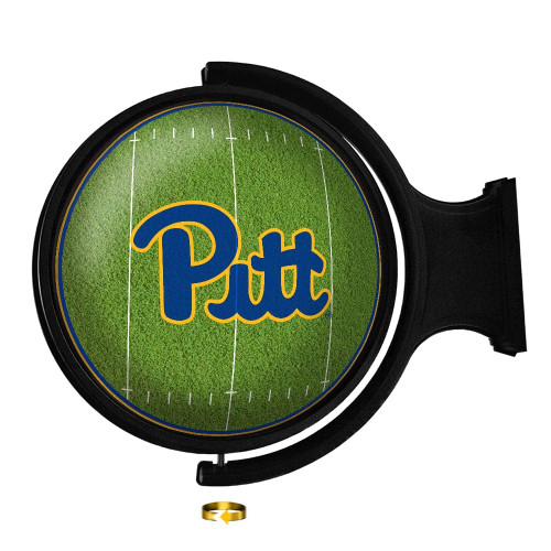 PITT, PIT, Pittsburgh, Panthers, On the 50, Football, Rotating, Spinning, Lighted, Wall, Sign, The Fan Brand, NCAA, NCPITT-115-22, 689481028057