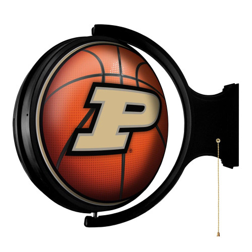 Purdue Boilermakers: Basketball - Rotating Lighted Wall Sign