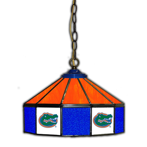 Florida, FL, Gators, 14-In, Stained, Glass, Pub, Light, 333-3026, 720801333267, Imperial