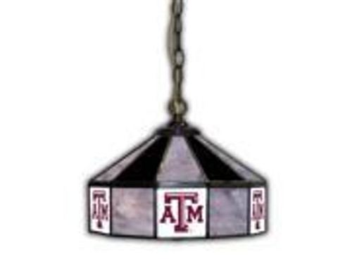 Texas, TX, TEX, A&M, Aggies, 14-In, Stained, Glass, Pub, Light, 333-3021, 720801333212, Imperial