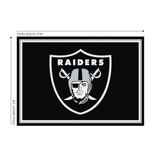 LVR, LAS, Oakland, Oak, Vegas, Raiders, 3x4, Area, Rug, 569-1010, 720801131269, NFL, Imperial