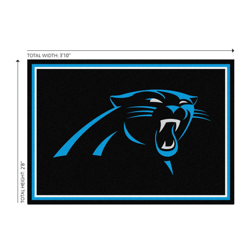 Car, Carolina, Panthers, 3x4, Area, Rug, 569-1017, 720801131320, NFL, Imperial