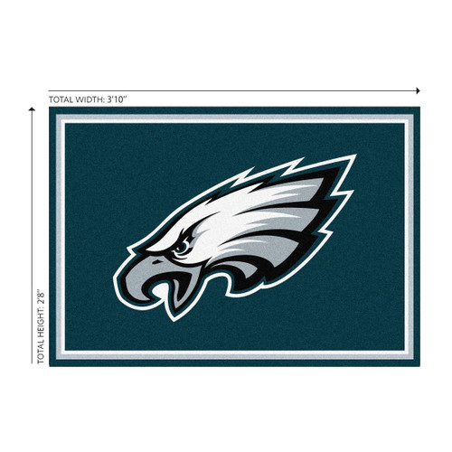 Phi, Phily, Philadelphia, Eagles, 3x4, Area, Rug, 569-1037, 720801131306, NFL, Imperial