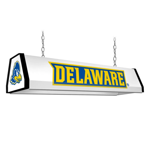 Delaware, Blue, Hens, University of, Standard, Billiard, Pool, Table Light, 2-Colors, Black, Red, Logo, NCDELA-310-01A, NCDELA-310-01B, NCDELA-310-02A, NCDELA-310-02B, The-Fan Brand, 697842107211