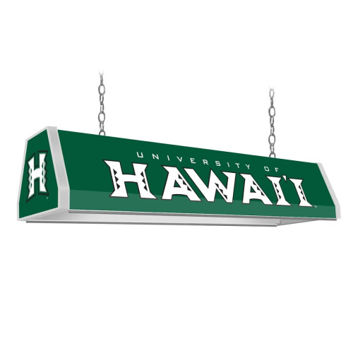 Hawaii, Warriors, University of, Standard, Billiard, Pool, Table Light, 2-Colors, Black, Red, Logo, NCHWIW-310-01, The-Fan Brand, 737547360013