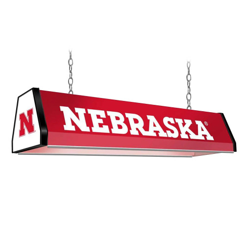 Nebraska, Cornhuskers, University of, Standard, Billiard, Pool, Table Light, 2-Colors, Black, Red, Logo, NCNEBR-310-01, The-Fan Brand, 666703462943