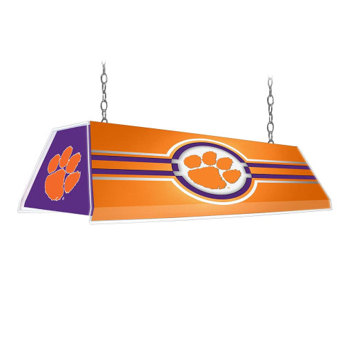 Clemson, Tigers,  Edge Glow, Billiard, Pool, Table, Light, The Fan Brand, NCCLEM-320-01A, NCCLEM-320-01B, 688099299385