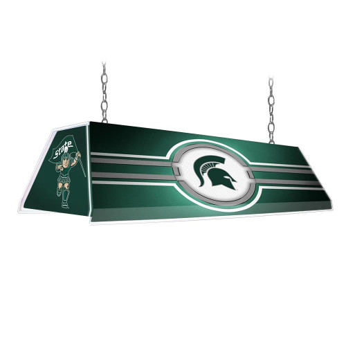 MI, Michigan, State, St, Spartans,  Edge Glow, Billiard, Pool, Table, Light, The Fan Brand, NCMIST-320-01, 666703466996