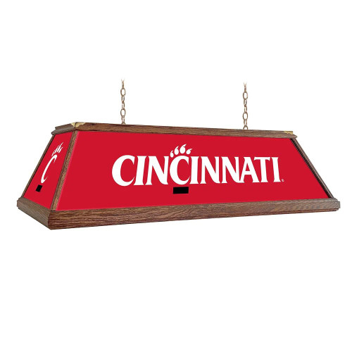 Cincinnati, Bearcats, Premium, Wood, Billiard, Pool, Table, Light, Lamp, NCCINC-330-01A, NCCINC-330-01B, The Fan-Brand, 688187934556