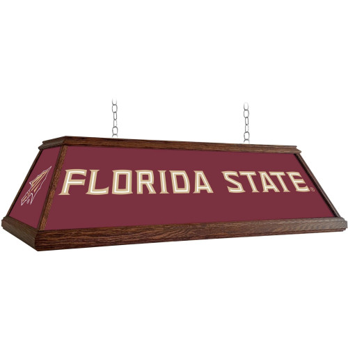 Florida, FL, St, State, Seminoles, Premium, Wood, Billiard, Pool, Table, Light, Lamp, NCFSSM-330-01, The Fan-Brand, 688187936338